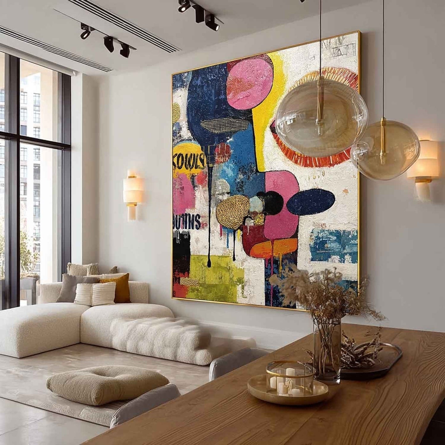 Abstract Graffiti Painting KS0012 - Viral Wall Art